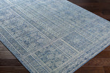 Meigs Blue Premium Viscose&Wool Rug - Clearance - Ornate Home
