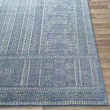 Meigs Blue Premium Viscose&Wool Rug - Clearance - Ornate Home