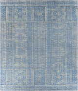 Meigs Blue Premium Viscose&Wool Rug - Clearance - Ornate Home