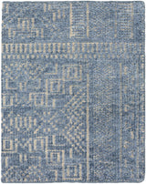 Meigs Blue Premium Viscose&Wool Rug - Clearance - Ornate Home