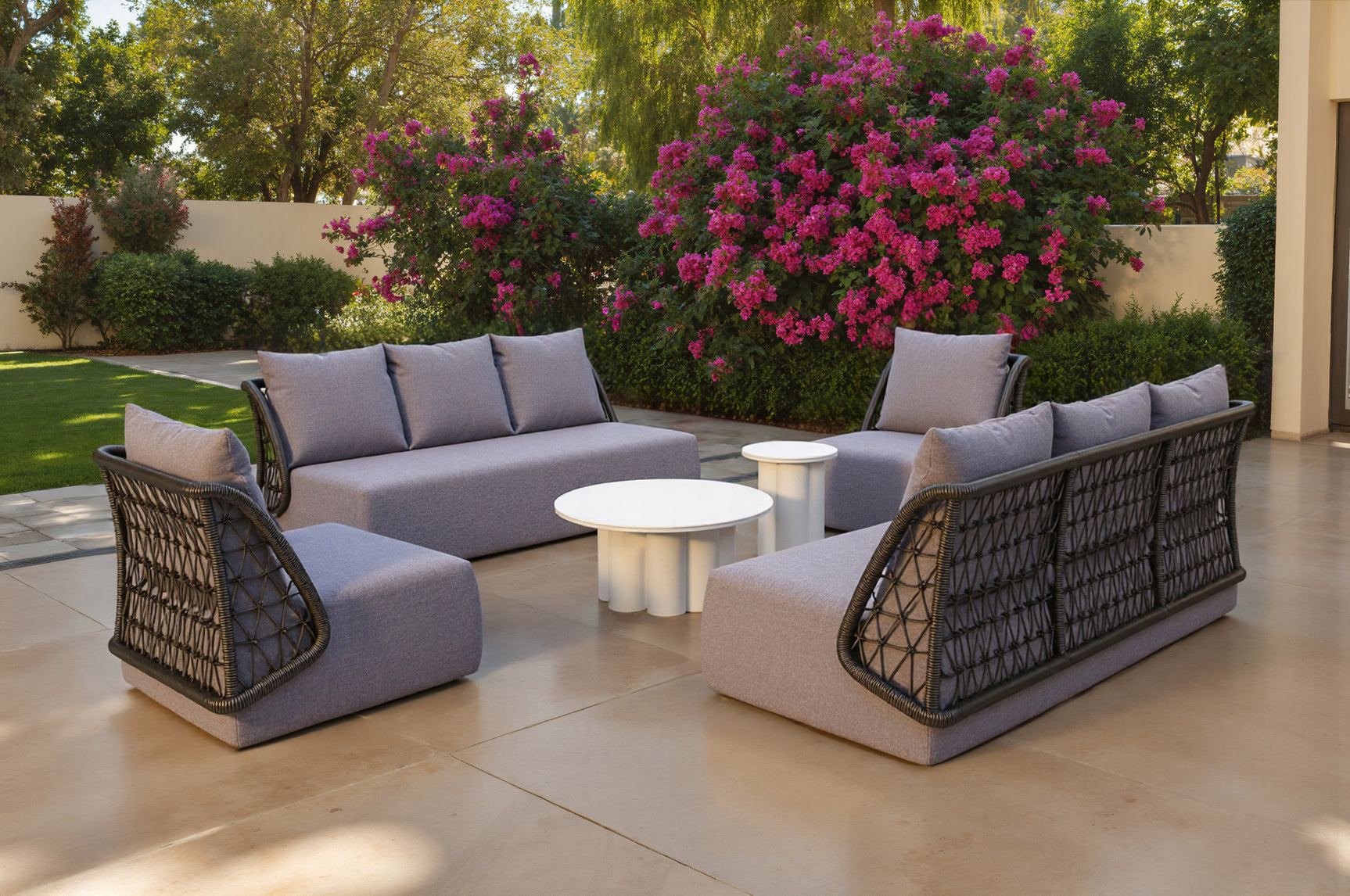 Mekan Gray Accent Chair