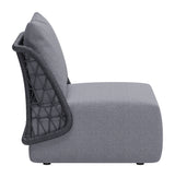 Mekan Gray Accent Chair