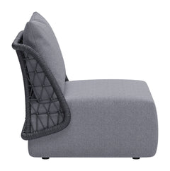 Mekan Gray Outdoor Accent Chair - Ornate Home