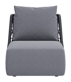 Mekan Gray Outdoor Accent Chair - Ornate Home