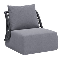 Mekan Gray Outdoor Accent Chair - Ornate Home