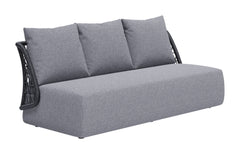 Mekan Gray Outdoor Sofa - Ornate Home
