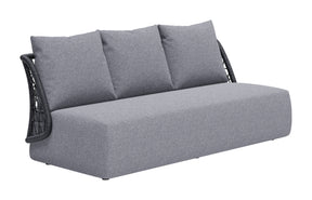 Mekan Gray Outdoor Sofa - Ornate Home