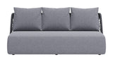 Mekan Gray Outdoor Sofa - Ornate Home