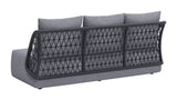 Mekan Gray Outdoor Sofa - Ornate Home