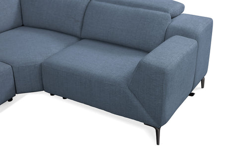 Melancton Blue Power Sectional - Ornate Home