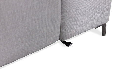 Melancton Light Gray Power Sectional - Ornate Home