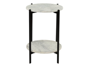 Melanie White Accent Table - Ornate Home