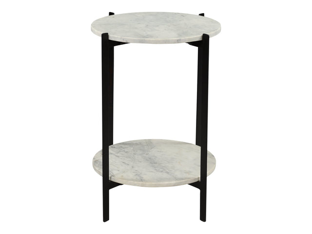 Melanie White Accent Table - Ornate Home