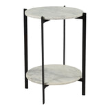 Melanie White Accent Table - Ornate Home