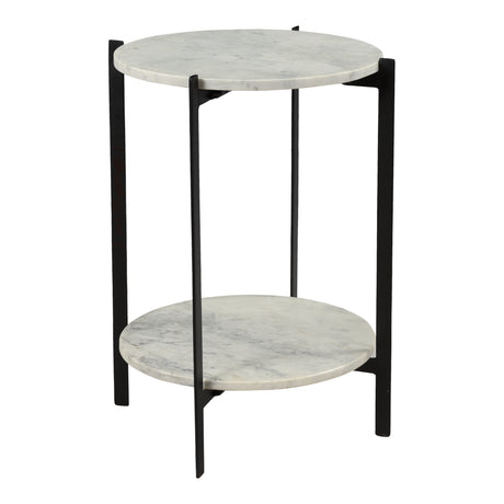 Melanie White Accent Table - Ornate Home