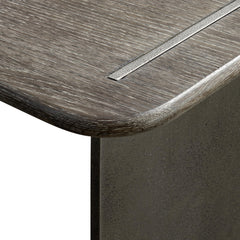 Melba Puma/Graphite Accent Table - Ornate Home