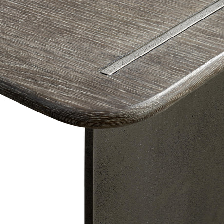 Melba Puma/Graphite Accent Table - Ornate Home