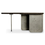 Melba Puma/Graphite Cocktail Table (36.13" x 36" x 17") - Ornate Home