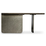 Melba Puma/Graphite Cocktail Table (36.13" x 36" x 17") - Ornate Home