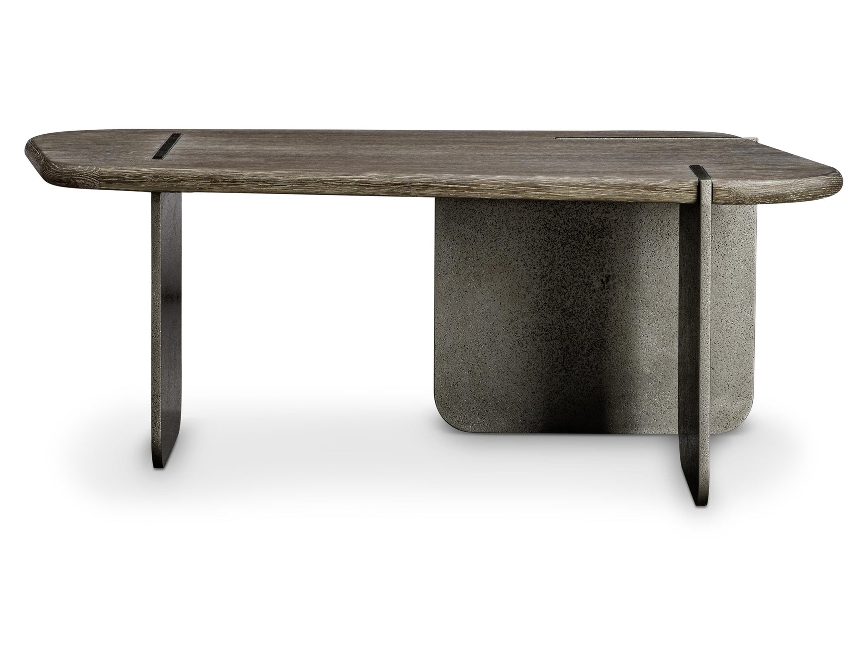 Melba Puma/Graphite Side Table - Ornate Home