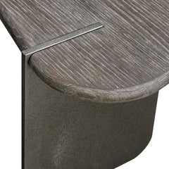 Melba Puma/Graphite Side Table - Ornate Home