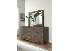 Melbourne Beveled Glass Mirror in Dark Pine - Ornate Home