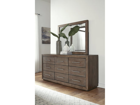 Melbourne Beveled Glass Mirror in Dark Pine - Ornate Home