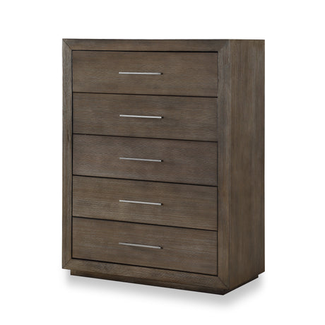 Melbourne Five Drawer Chest in Dark Pine - Ornate Home