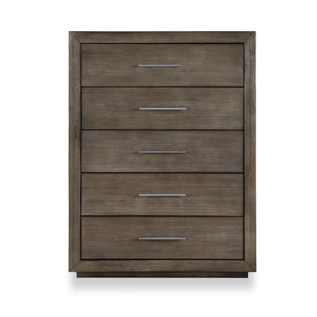 Melbourne Five Drawer Chest in Dark Pine - Ornate Home