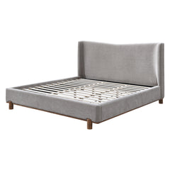 Melbourne Gray Eastern King Bed - Ornate Home