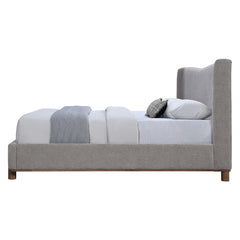 Melbourne Gray Eastern King Bed - Ornate Home