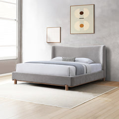 Melbourne Gray Queen Bed - Ornate Home