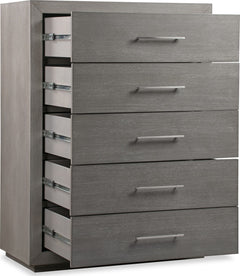 Melbourne Mineral Five Drawer Chest - Ornate Home