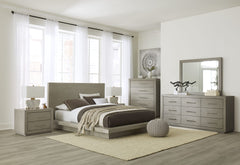 Melbourne Mineral Full Panel Bed - Ornate Home