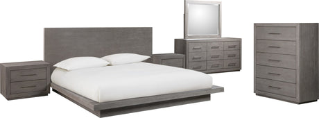 Melbourne Mineral Full Panel Bed - Ornate Home