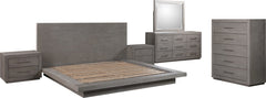 Melbourne Mineral Full Panel Bed - Ornate Home