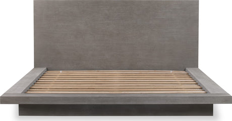 Melbourne Mineral Queen Panel Bed - Ornate Home