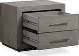 Melbourne Mineral Two Drawer Nightstand with USB - Ornate Home