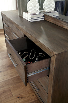 Melbourne Nine Drawer Dresser in Dark Pine - Ornate Home