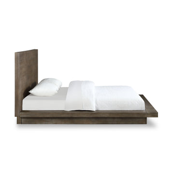Melbourne Wood California King Platform Bed in Dark Pine - Ornate Home
