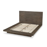 Melbourne Wood Eastern King Platform Bed in Dark Pine - Ornate Home