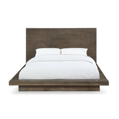 Melbourne Wood Queen Platform Bed in Dark Pine - Ornate Home