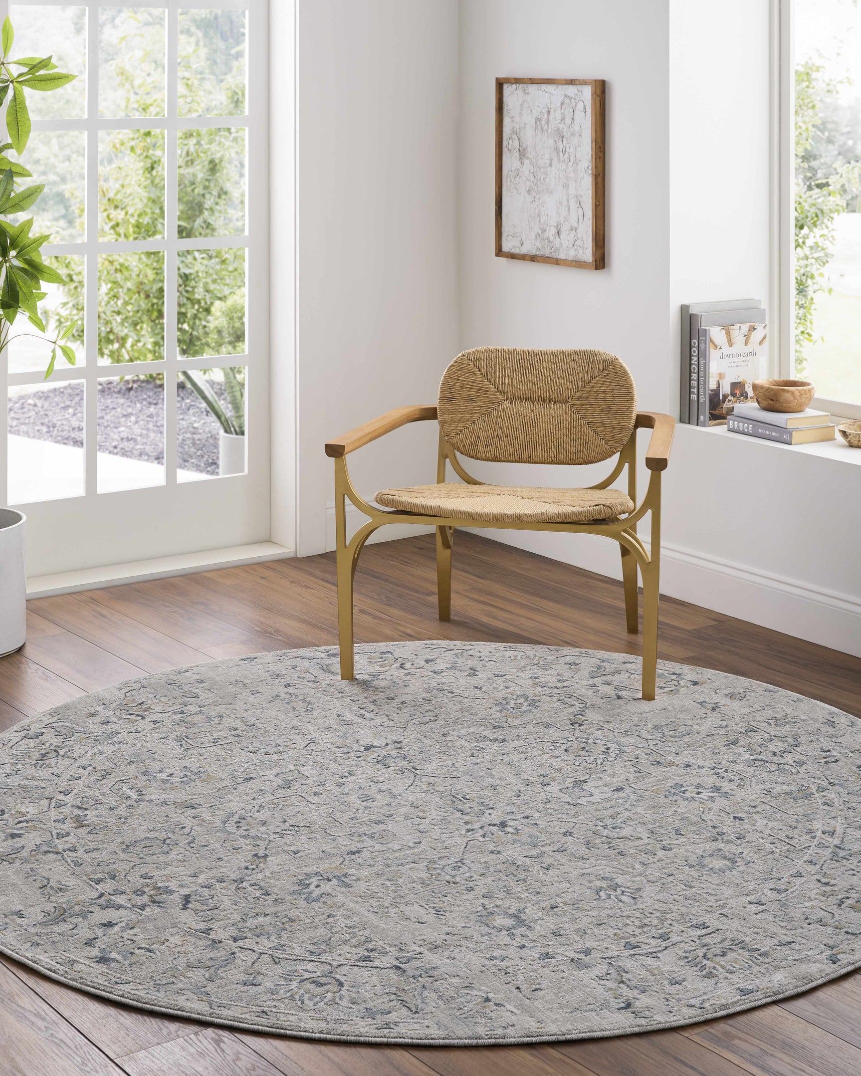 Melianna Gray Blue Thick Luxe Boutique Rug - Ornate Home