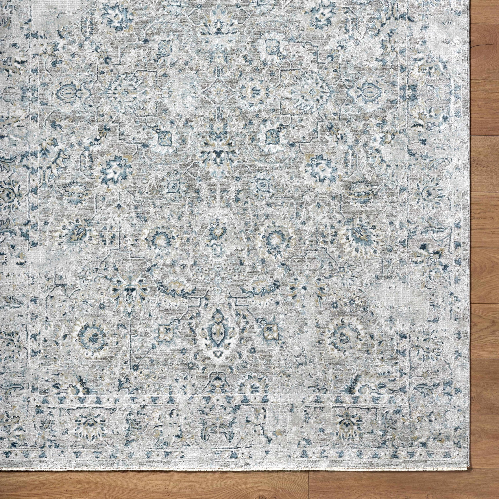 Melianna Gray Blue Thick Luxe Boutique Rug - Ornate Home