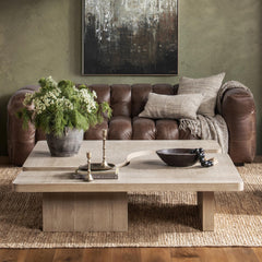 Melina Coastal Drift 2 Piece Coffee Table - Ornate Home
