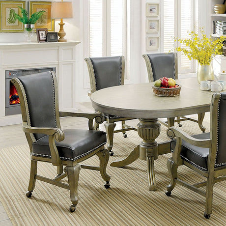 Melina Gray 7 Pc. Dining Set - Ornate Home
