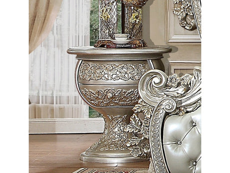 Meliora Silver Nightstand  / HD-8088 - Ornate Home