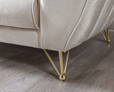 Melissa Ivory Velvet Sofa & Loveseat - Ornate Home