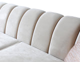 Melissa Ivory Velvet Sofa & Loveseat - Ornate Home