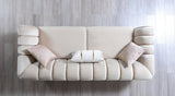 Melissa Ivory Velvet Sofa & Loveseat - Ornate Home